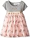 Blueberi Boulevard Baby Girls' Chiffon Animal Print Dress
