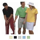 Outer Banks - Mens Egyptian Diamond Knit Pique With Intarsia Collar (6093)