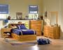 Kids Bedroom Furniture Set in Country Pine - South Shore Furniture - 3432-BSET-1