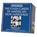 500 Flash Cards of American Sign Language Boxed Set