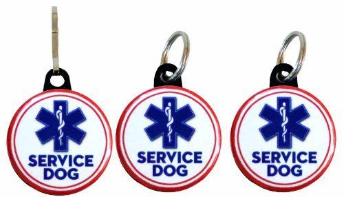 Henry the Buttonsmith Service Dog Tag Set