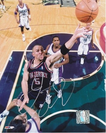 Jason Kidd Autographed/Hand Signed New Jersey Nets 8x10 Photo