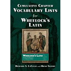 Cumulative Chapter Vocabulary Lists for Wheelock's Latin