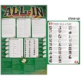 ALL IN - A GUIDE TO POKER HANDS Guide Poster Texas Hold - 24x36