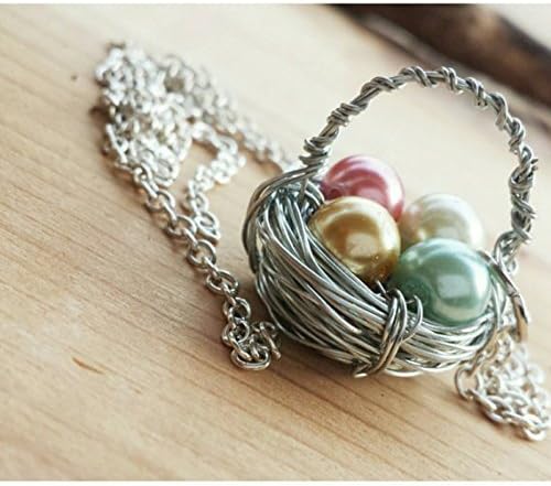 Easter basket necklace, beaded Easter basket, Easter necklace