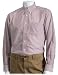 Bill Blass Men's Striped Dress Shirt with Button Down Collar