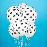 Paw Print Balloons (6 count) Child