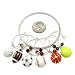 Wine Charms ~ Sports Wine Glass Charms Set of 6