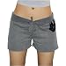 Womens Volcom beach grey sexy looking shorty shorts. Very high quality casual shorts with a draw cord string tie waistband and logos printed on the front and back. Look hot at the beach this summer! - Medium