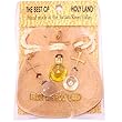 Holy Oil pendant plus Holy Jordan river water pendant plus Holy Earth / Soil from Jerusalem pendant with Gold plated Crosses in Ampoules and Velvet bag packaged with Certificate