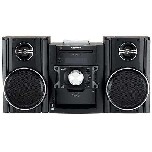 Sharp 300 Watt iPod® Docking Station - Black/Silver (CDDH899N)