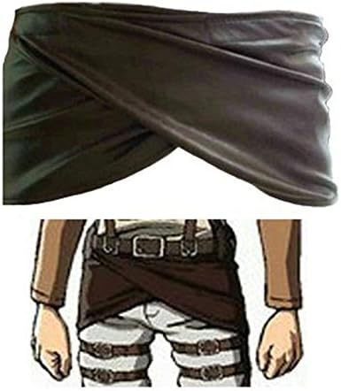 Jiasenna Attack on Titan (Shingeki No Kyojin) Leather Buttocks Cosplsy Apron