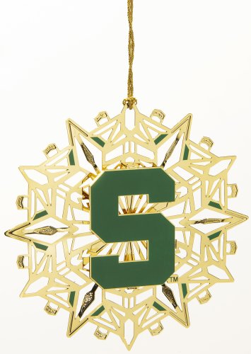 Baldwin Michigan State University Logo 3-inch Sports Ornament