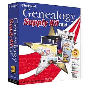 Genealogy Supply Kit - Patriot Edition by Broderbund