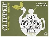 Clipper Organic Everyday 80 Teabags (Pack of 6, Total 480 Teabags)