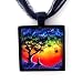 Opening the Chakras Meditation Handmade Fine Art Pendant