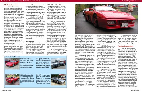 Ferrari 348 Buyer's Guide under Buying & Leasing in The Books Store