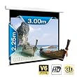 375cm (300x225 sichtbar) ULTRALUXX � CINEXX V6 - 4:3 Motorleinwand +IR-Fernbedienung +Wandschalter - Neuware DIREKT vom Hersteller