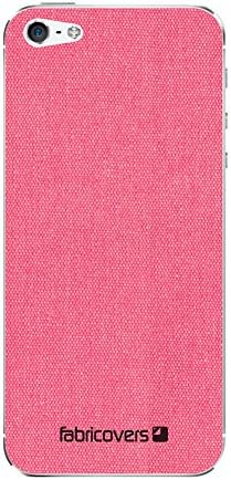 ProClip USA Fabricovers Cotton Fabric Phone Cover for iPhone 5/5S, Red (429071)