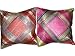 Home Decor-2 Red Pink Brocade Cushion Cover Vintage Silk Sari Zari Borders Pillow Case 16"