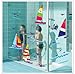 Kappier® Sailing Boats in The Blue Ocean with Seagulls Peel & Stick Wall Decals