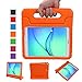 NEWSTYLE Samsung Galaxy Tab A 9.7 Shockproof Case Light Weight Kids Case Super Protection Cover Handle Stand Case for Kids Children For Samsung Galaxy Tab A 9.7-inch SM-T550 SM-P550 - Orange Color