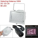 Gino Security Camera 96 LED 100m Detect IR Infrared Illuminator Lamp