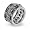 Exquisite Three Band Sapphire CZ Stackable Ring Set Size 8 (Sizes 6 8 Available)