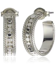 Anna Beck Designs "Timor" Sterling Silver Wire Rimmed Post Earrings