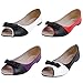 Sol Los Angeles Women's Classic Wide 2-Tone Ballet Flat Shoes - Diff Colors