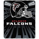 Atlanta Falcons Light Weight Fleece NFL Blanket (Grid Iron) (50