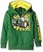 John Deere Little Boys Tractor Burst Fleece Zip Hoodie, Green, 5