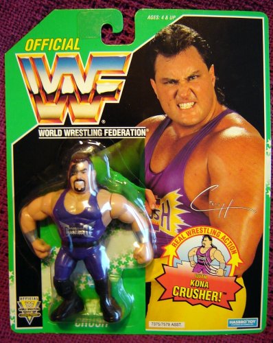 WWE Action Figure-WWF Hasbro CRUSH Wrestling Action Figure on Green Card WWE WCW ECW-WWF Hasbro WWE WWE Action Figure