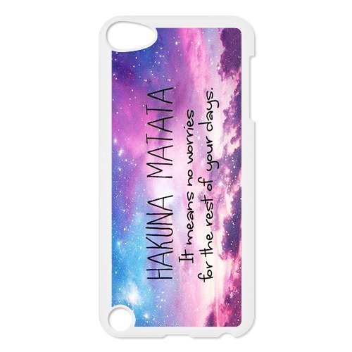 Nebula Hakuna Matata Protective Hard Shell PC Back Fits Cover Case for iPod Touch 5, 5G (5th Generation)