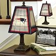 New England Patriots Memory Company Art Glass Table Lamp NFL Football Fan Shop Sports Team Merchandise