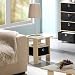 Furinno End Table - Easy Assembly, Steam Beech Finish, 99978