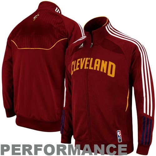 Adidas Cleveland Cavaliers On-Court Warmup Jacket Large