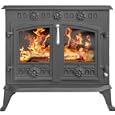 12Kw Stove Multifuel Woodburner Elgin with Back Boiler'