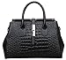 Heshe® Vintage New Office Lady Luxury Fashion Crocodile Tote Top Handle Crossbody Shoulder Purse Handbag for Women