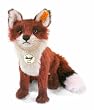 Steiff 45080 - Ferdy Fuchs 25 cm Alpaca rotbraun sitzend