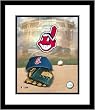 Cleveland Indians MLB Framed 8x10 Photograph Team Logo and Baseball Cap Collage