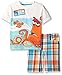 Toddler Boys 2 Piece Finding Dory Need A Hand Plaid Short Set White 4T