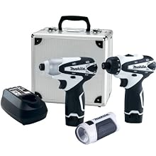 Makita LCT302W 10.8-Volt Ultra Compact Lithium-Ion Cordless 3-Piece Combo Kit