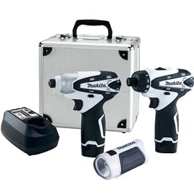 Makita LCT302W 10.8-Volt Ultra Compact Lithium-Ion Cordless 3-Piece Combo Kit by Makita