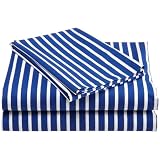PinzonKidsPrintedBlueStripeTwinSheetSet