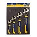 Irwin 2078706 4 Piece 6-Inch Long, 8-Inch Long, 10-Inch Long and 12-Inch Long Adjustable Wrench Tray Set