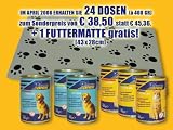 Eigenschaften TFE Tierfutter-Express GmbH  / 24 x Wildgulasch mit Wild und Leber 400g + Futtermatte gratis!