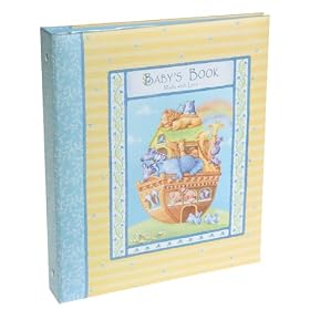 C.R. Gibson Noah's Ark Nursery Loose Leaf Baby Memory Book