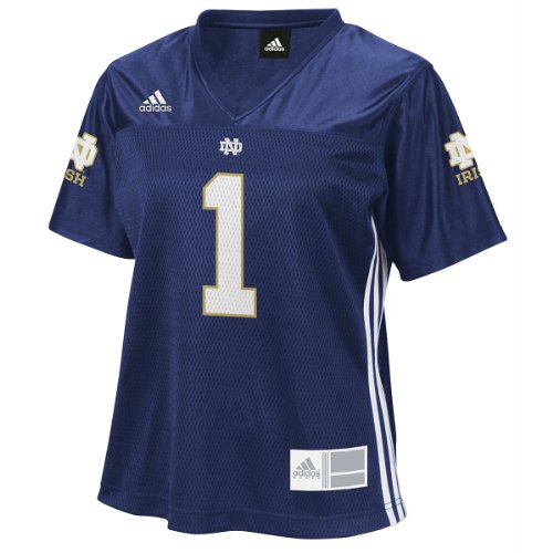 Adidas Notre Dame Fighitng Irish Women's Fashion Football Jersey Large
