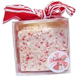 White Chocolate Peppermint Bark Gift Cube 8 oz.